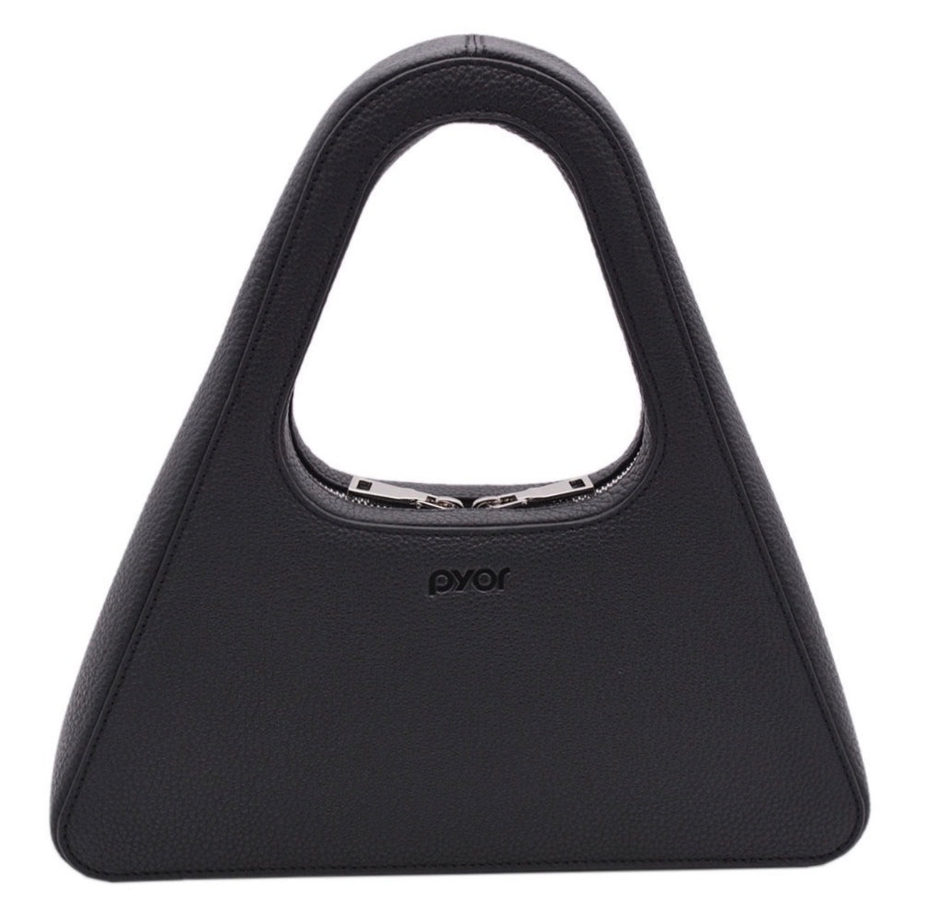 Black Trinity Hand Bag, front view